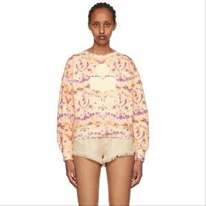 NWT ISABEL MARANT ETOILE Yellow & Purple Mobyli Sweater